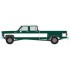 IXIA64006 - 1/64 GMC SIERRA GRANDE 3500 CREW CAB DUALLY GREEN/WHITE 1973