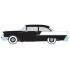 IXIA64009 - 1/64 CHEVROLET ONE-FIFTY SEDAN ONYX BLACK/INDIA IVORY 1957
