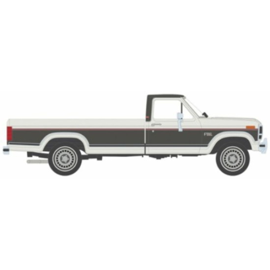 IXIA64031 - 1/64 FORD F-150 XLT WHITE AND GREY 1986