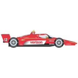 IXIND64005 - 1/64 NTT INDYCAR NO.12 WILL POWER TEAM PENSKE VERIZON ROAD COURSE RED/WHITE 2025 IXIND64005 - 1/64 NTT INDYCAR NO.12 WILL POWER TEAM PENSKE VERIZON ROAD COURSE RED/WHITE 2025