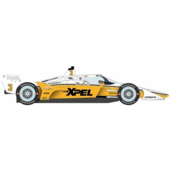 IXIND64011 - 1/64 NTT INDYCAR NO.3 SCOTT MCLAUGHLIN TEAM PENSKE XPEL (ROAD COURSE) WHITE/ORANGE IXIND64011 - 1/64 NTT INDYCAR NO.3 SCOTT MCLAUGHLIN TEAM PENSKE XPEL (ROAD COURSE) WHITE/ORANGE