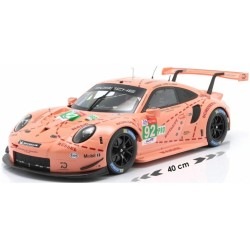 IXLEGT12003 - 1/12 PORSCHE 911 (991) RSR NO.92 WINNER LMGTE-PRO 24H LE MANS PINK PIG CHRISTENSEN/ESTRE