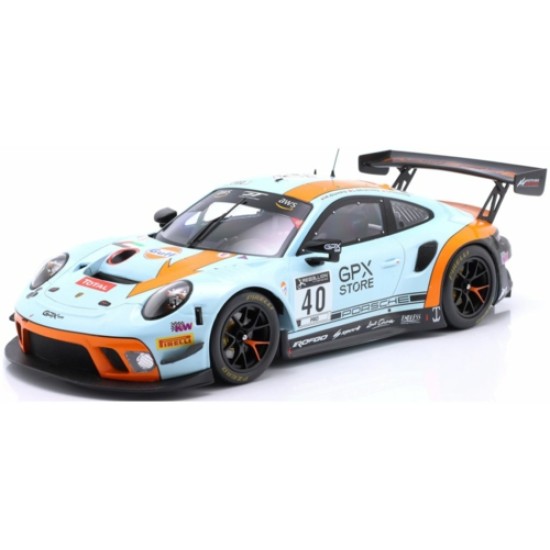 IXLEGT1820040 - 1/18 PORSCHE 911 GT3 R NO.40 GULF GPX 24H SPA 2020 DELETRAZ/DUMAS/PREINING
