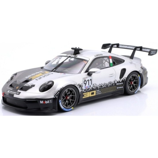 IXLEGT1822CUP7 - 1/18 PORSCHE 911 (992) GT3 CUP NO.911 PORSCHE SUPERCUP IMOLA 2022 JORGE LORENZO IXLEGT1822CUP7 - 1/18 PORSCHE 911 (992) GT3 CUP NO.911 PORSCHE SUPERCUP IMOLA 2022 JORGE LORENZO