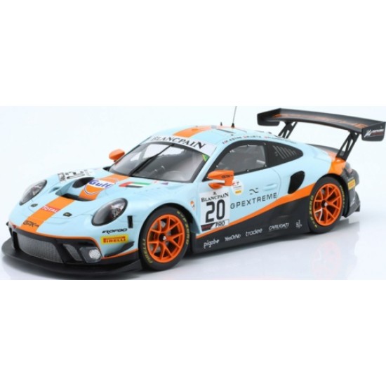 IXLEGT1823003 - 1/18 PORSCHE 911 GT3 R NO.20 GULF WINNER 24H SPA 2019 CHRISTENSEN/LIETZ/ESTRE