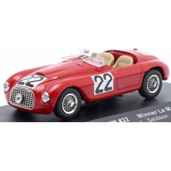 IXLM1949 - 1/43 FERRARI 166MM #22 24 LE MANS 1949 CHINETTI/SELDSON