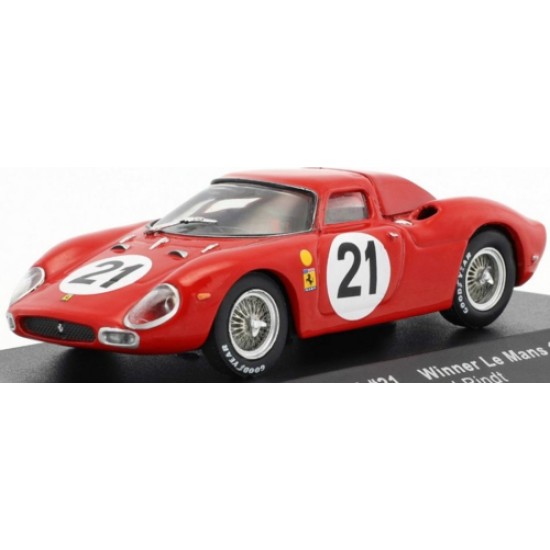 IXLM1965 - 1/43 FERRARI 250 LM NO.21 SIEGER 24 LE MANS 1965 RINDT/GREGORY/HUGUS