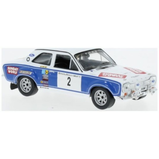 IXRAC438 - 1/43 FORD ESCORT MK I RS 1600 NO.2 CIRCUIT OF IRELAND B.COLEMAN/P.PHELAN