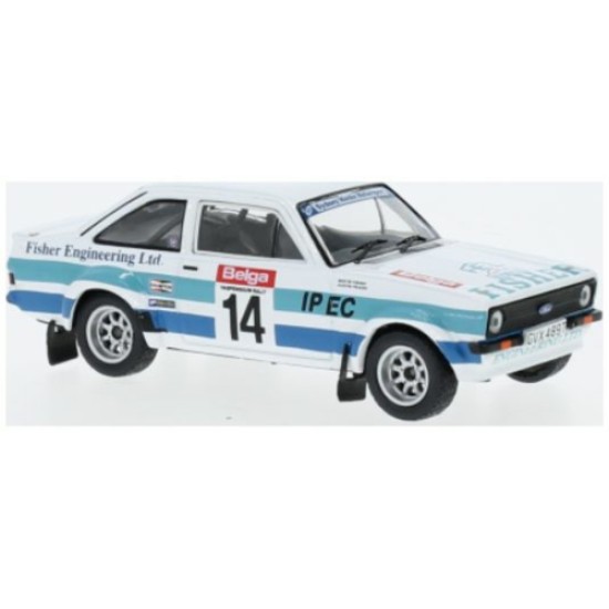 IXRAC441 - 1/43 FORD ESCORT MK II RS 1800 NO.14 HASPENGOUW RALLYE B.FISHER/A.FRAZER