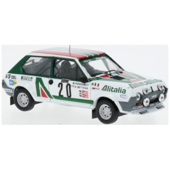 IXRAC445B - 1/43 FIAT RITMO 75 ABARTH NO.20 RALLY MONTE CARLO A.BETTEGA/M.PERISSINOT 1979