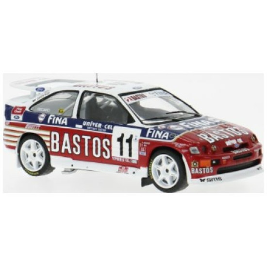 IXRAC450B - 1/43 FORD ESCORT RS COSWORTH RALLY YPRES 1995 NO.11 M.DUEZ/D.GRATALOUP