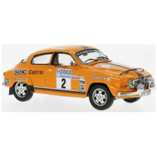 IXRAC466SB-3SP - 1/43 SAAB 96 V4 RAC RALLY 1974 NO.2 S.BLOMQVIST H.SYLVAN