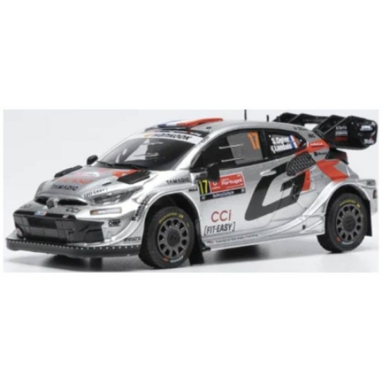 IXRAM1002A - 1/43 TOYOTA GR YARIS RALLY1 RALLY PORTUGAL 2025 NO.17 S.OGIER/V.LANDAIS