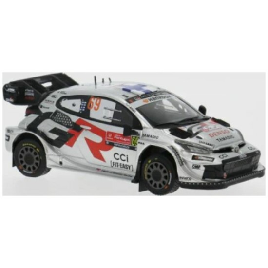 IXRAM1002B - 1/43 TOYOTA GR YARIS RALLY1 RALLY PORTUGAL 2025 NO.69 K.ROVANPERA/J.HALTTUNEN