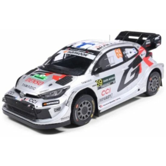 IXRAM1016 - 1/43 TOYOTA GR YARIS RALLY1 RALLY SAUDI ARABIA 2025 NO.69 K.ROVANPERA/J.HALTTUNEN