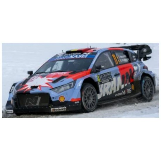 IXRAM1026A - 1/43 HYUNDAI I20 N RALLY1 RALLYE MONTE CARLO 2026 NO.11 T.NEUVILLE/M.WYDAEGHE