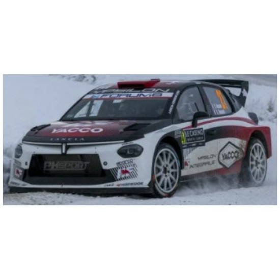 IXRAM1028A - 1/43 LANCIA YPSILON RALLY2 HF INTEGRALE RALLYE MONTE CARLO 2026 NO.21 Y.ROSSEL/A.DUNAND IXRAM1028A - 1/43 LANCIA YPSILON RALLY2 HF INTEGRALE RALLYE MONTE CARLO 2026 NO.21 Y.ROSSEL/A.DUNAND