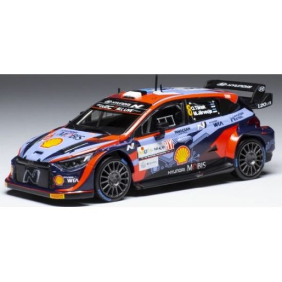 IXRAM850 - 1/43 HYUNDAI I20 N RALLY1 NO.8 WRC RALLY CROATIA 2022 O.TANAK/M.JARVEOJA