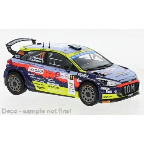 IXRAM859 - 1/43 HYUNDAI I20 R5 NO.11 RALLYE POLAND 2022 T.KRISTENSSON/A.JOHANSSON