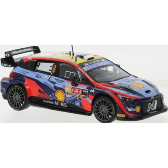 IXRAM872 - 1/43 HYUNDAI I20 N RALLY1 NO.8 WRC RALLY YPERN 2022 O.TANAK/M.JARVEOJA