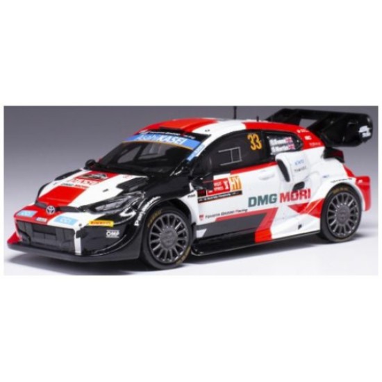 IXRAM873 - 1/43 TOYOTA YARIS RALLY 1 NO.33 WRC RALLY YPERN 2022 A.EVANS/S.MARTIN