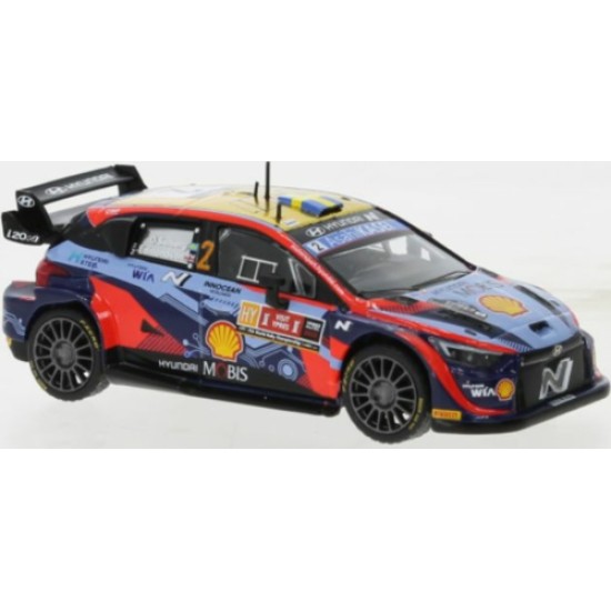 IXRAM875 - 1/43 HYUNDAI I20 N RALLY2 NO.2 WRC RALLY YPERN 2022 O.SOLBERG/E.EDMONDSON