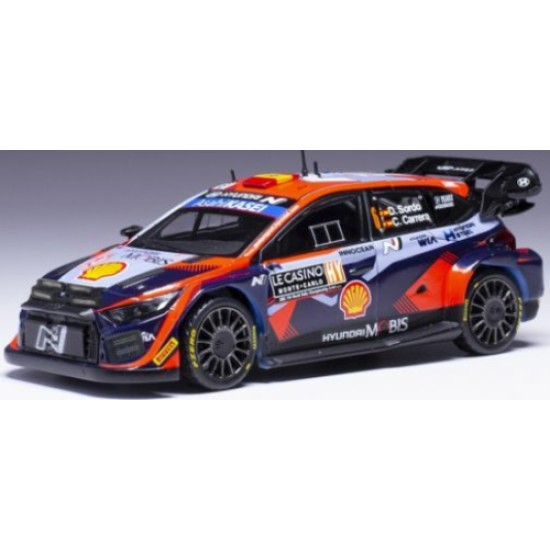 IXRAM883 - 1/43 HYUNDAI I20 N NO.6 WRC1 RALLY MONTE CARLO 2023 D.SORDO/C.CARRERA