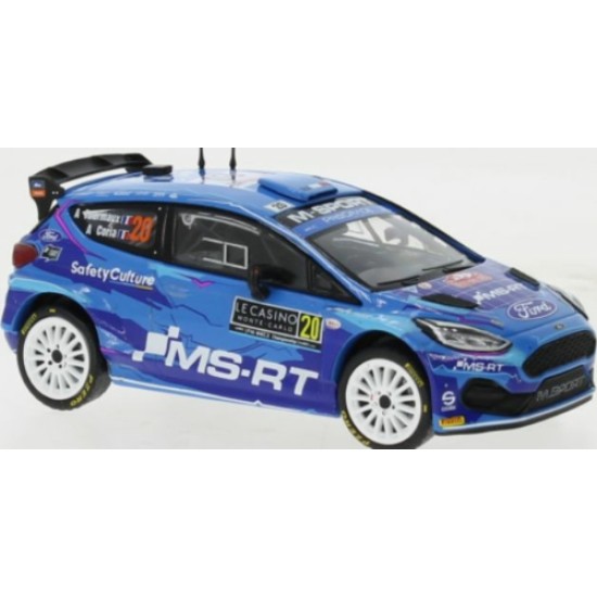 IXRAM885 - 1/43 FORD FIESTA MK II NO.20 WRC2 RALLY MONTE CARLO 2023 A FORMAUX/A.CORIA IXRAM885 - 1/43 FORD FIESTA MK II NO.20 WRC2 RALLY MONTE CARLO 2023 A FORMAUX/A.CORIA
