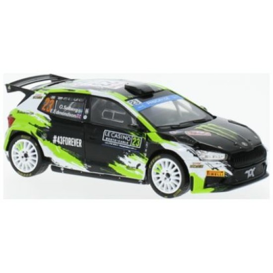 IXRAM889 - 1/43 SKODA FABIA RALLY2 NO.23 RALLYE WM RALLY MONTE CARLO 2023 O.SOLBERG/E.EDMONDSON