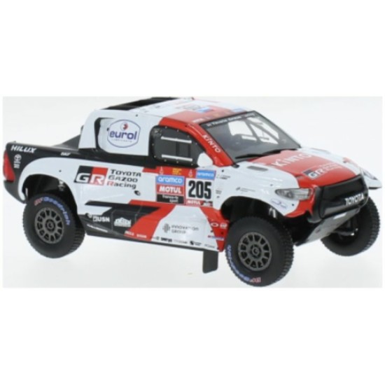 IXRAM928A - 1/43 TOYOTA GR DKR HILUX T1 NO.205 RALLY DAKAR DE VILLIERS/D.MURPHY