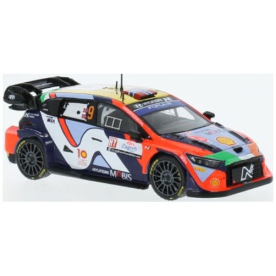 IXRAM933C - 1/43 HYUNDAI I20 N RALLY1 NO.9 WRC RALLY CROATIA A.MIKKELSEN/T.ERIKSEN 2024