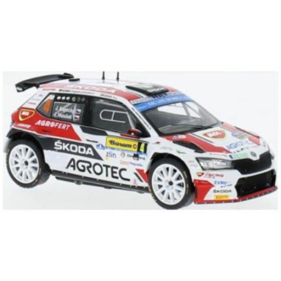 IXRAM936 - 1/43 SKODA FABIA RALLY2 EVO NO.4 BARUM RALLY ZLIN J.KOPECKY/J.HLOUSEK