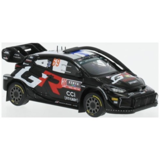 IXRAM937A - 1/43 TOYOTA YARIS RALLY 1 NO.69 WRC SAFARI RALLYE KENIA K.ROVANPERA/J.HALTTUNEN 2024