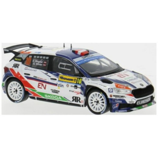 IXRAM949 - 1/43 SKODA FABIA RALLY2 RALLY WM BARUM RALLY 2023 NO.10 S.WAGNER/G.WINTER IXRAM949 - 1/43 SKODA FABIA RALLY2 RALLY WM BARUM RALLY 2023 NO.10 S.WAGNER/G.WINTER