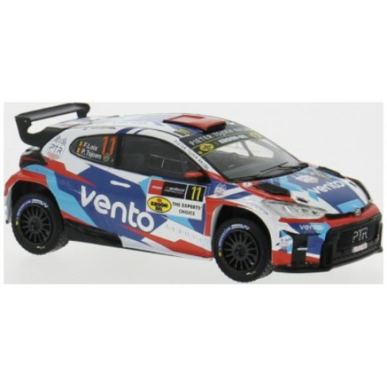 IXRAM960 - 1/43 TOYOTA GR YARIS RALLY2 RALLY WM RALLY YPRES 2024 NO.11 F.LOIX/P.TSJOEN IXRAM960 - 1/43 TOYOTA GR YARIS RALLY2 RALLY WM RALLY YPRES 2024 NO.11 F.LOIX/P.TSJOEN