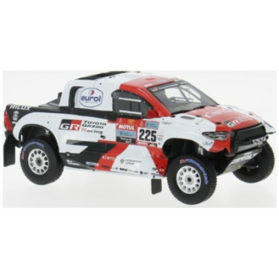 IXRAM987B - 1/43 TOYOTA GR DKR HILUX EVO T1 RALLY DAKAR 2022 NO.225 H.LATEGAN/B.CUMMINGS IXRAM987B - 1/43 TOYOTA GR DKR HILUX EVO T1 RALLY DAKAR 2022 NO.225 H.LATEGAN/B.CUMMINGS
