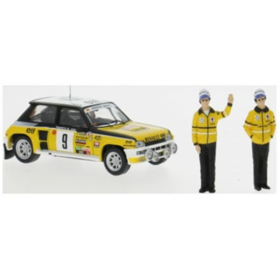IXSPRM002-81 - 1/43 RENAULT 5 TURBO RALLY MONTE CARLO 1981 NO.9 J.RAGNOTTI/J.M.ANDRE IXSPRM002-81 - 1/43 RENAULT 5 TURBO RALLY MONTE CARLO 1981 NO.9 J.RAGNOTTI/J.M.ANDRE