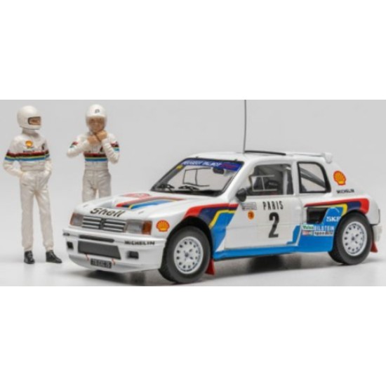IXSPRM002-85 - 1/43 PEUGEOT 205 TURBO 16 RALLY MONTE CARLO 1985 NO.2 A.VATANEN/T.HARRYMAN IXSPRM002-85 - 1/43 PEUGEOT 205 TURBO 16 RALLY MONTE CARLO 1985 NO.2 A.VATANEN/T.HARRYMAN