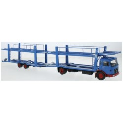 IXTTRX034 - 1/43 MAN CAR TRANSPORTER BLUE/RED 1970