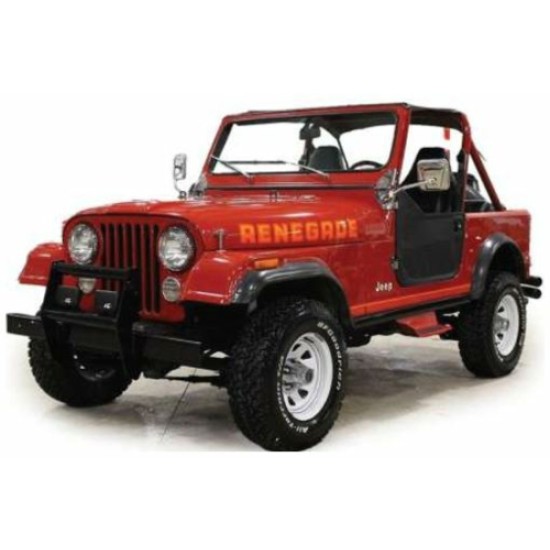 IXU24RDC003 - 1/24 JEEP RENEGADE SEBRING RED 1983 IXU24RDC003 - 1/24 JEEP RENEGADE SEBRING RED 1983