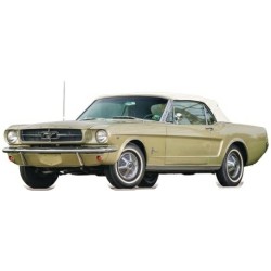 IXU43RDC023 - 1/43 FORD MUSTANG CONVERTIBLE GOLD/BEIGE 1965 IXU43RDC023 - 1/43 FORD MUSTANG CONVERTIBLE GOLD/BEIGE 1965