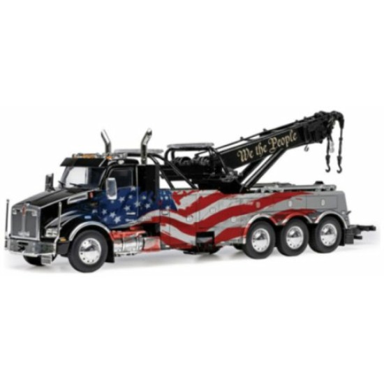 IXU43TTR003 - 1/43 KENWORTH T880 WRECKER BLACK