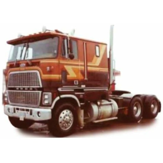 IXU64TR009 - 1/64 FORD COE 9000 BROWN/TAN IXU64TR009 - 1/64 FORD COE 9000 BROWN/TAN