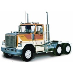 IXU64TR013 - 1/64 GMC GENERAL ORANGE/YELLOW 1980