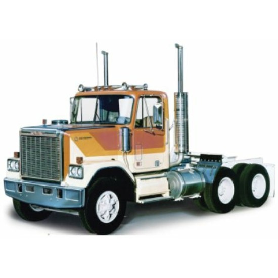 IXU64TR013 - 1/64 GMC GENERAL ORANGE/YELLOW 1980 IXU64TR013 - 1/64 GMC GENERAL ORANGE/YELLOW 1980