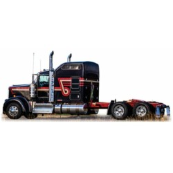 IXU64TR034 - 1/64 KENWORTH W900 BLACK 1990
