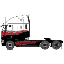 IXU64TR042 - 1/64 FREIGHTLINER ARGOSY RED/BLACK 2002