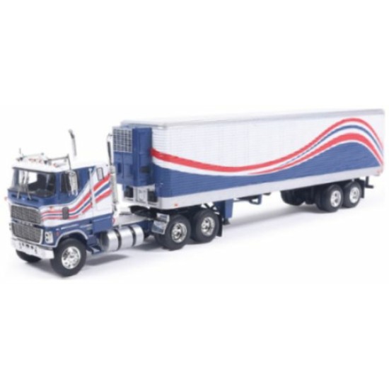 IXU64TRTR001S - 1/64 FORD CL 9000 WHITE/BLUE 1976
