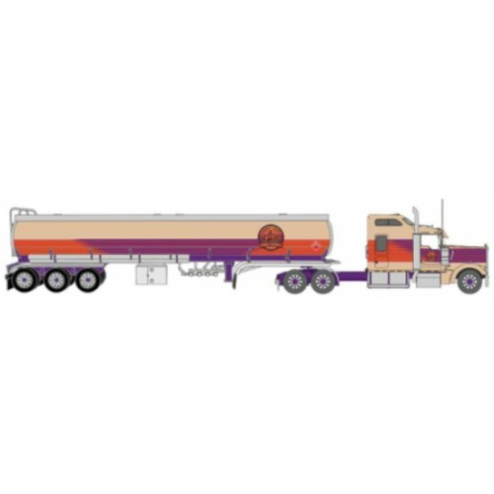 IXU64TRTR010T - 1/64 KENWORTH W900 1976 COWBOY STATE