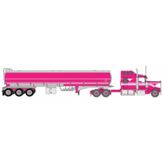 IXU64TRTR012T - 1/64 KENWORTH W900 PINK 1990